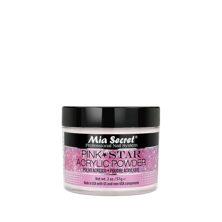 Mia Secret - Pink Stars Acrylic Powder For Nails 2 Oz - Acrylic at Beyond Polish